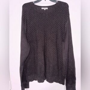 Calvin Klein Jeans Dark Brown Crew Neck Sweater